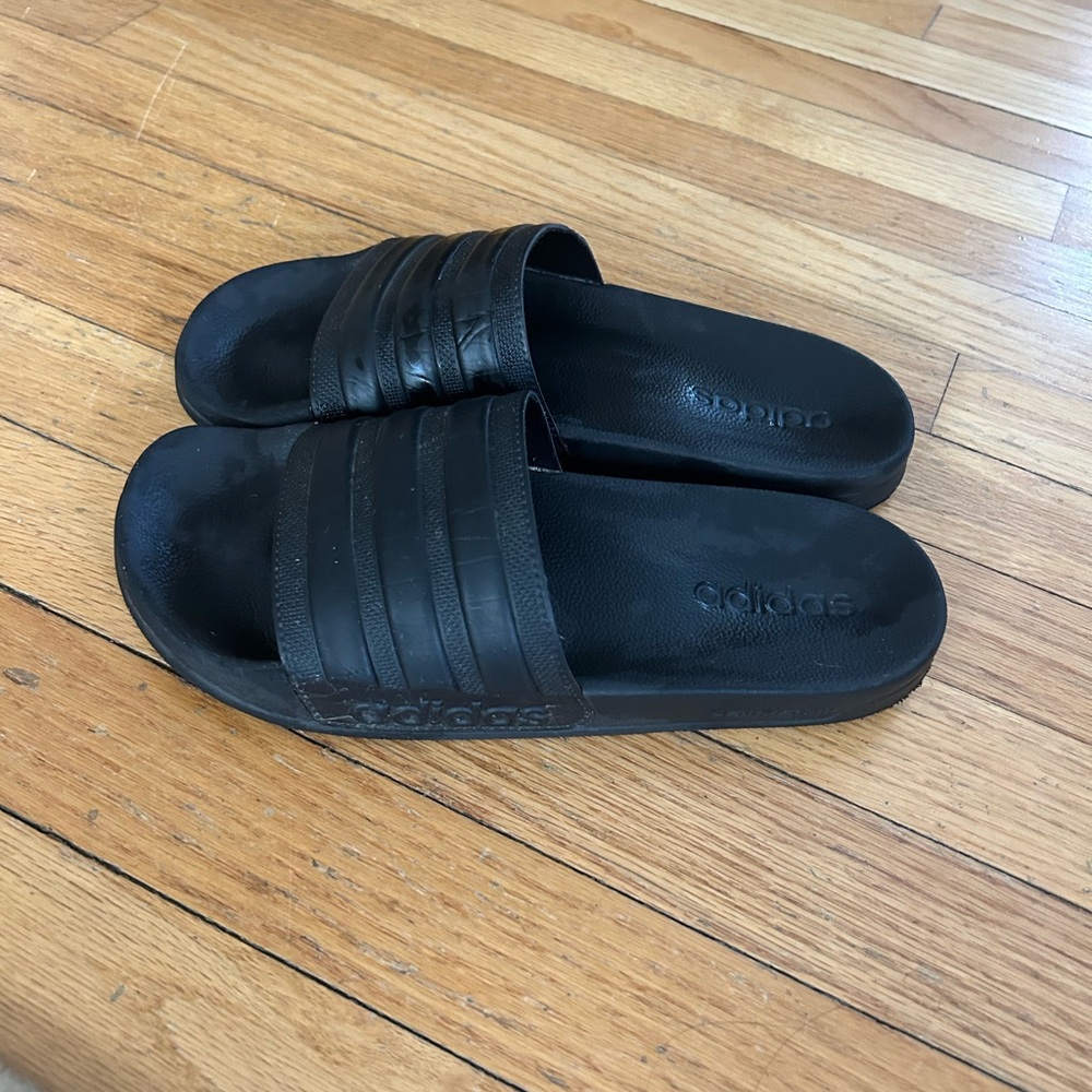 Adidas Black Slide Sandals